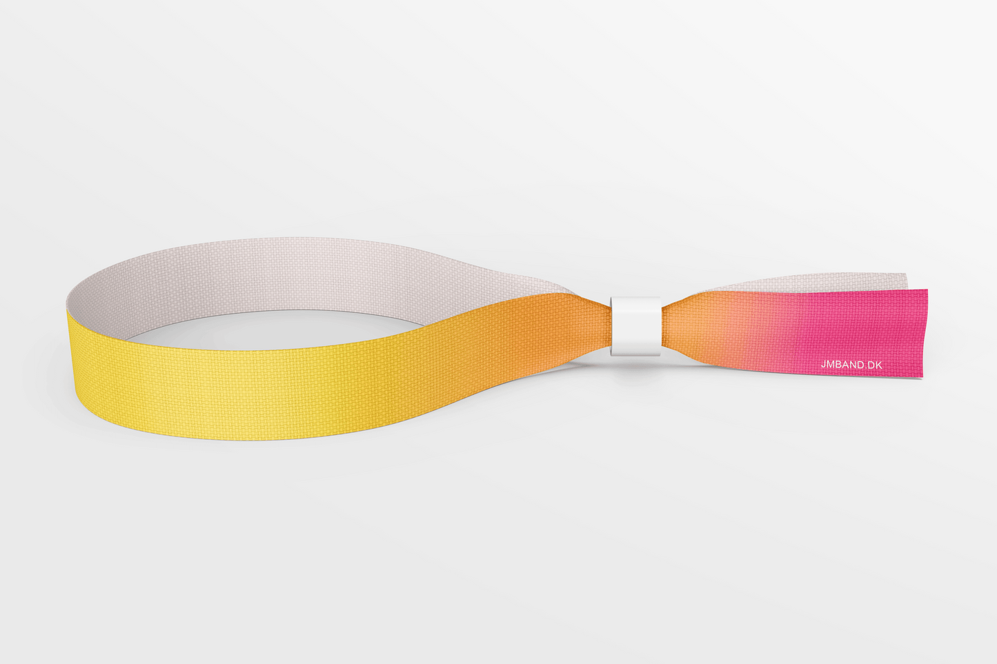 ECO PET Festival Wristbands in Stock Fabric Wristbands JM Band EU 1 Yellow