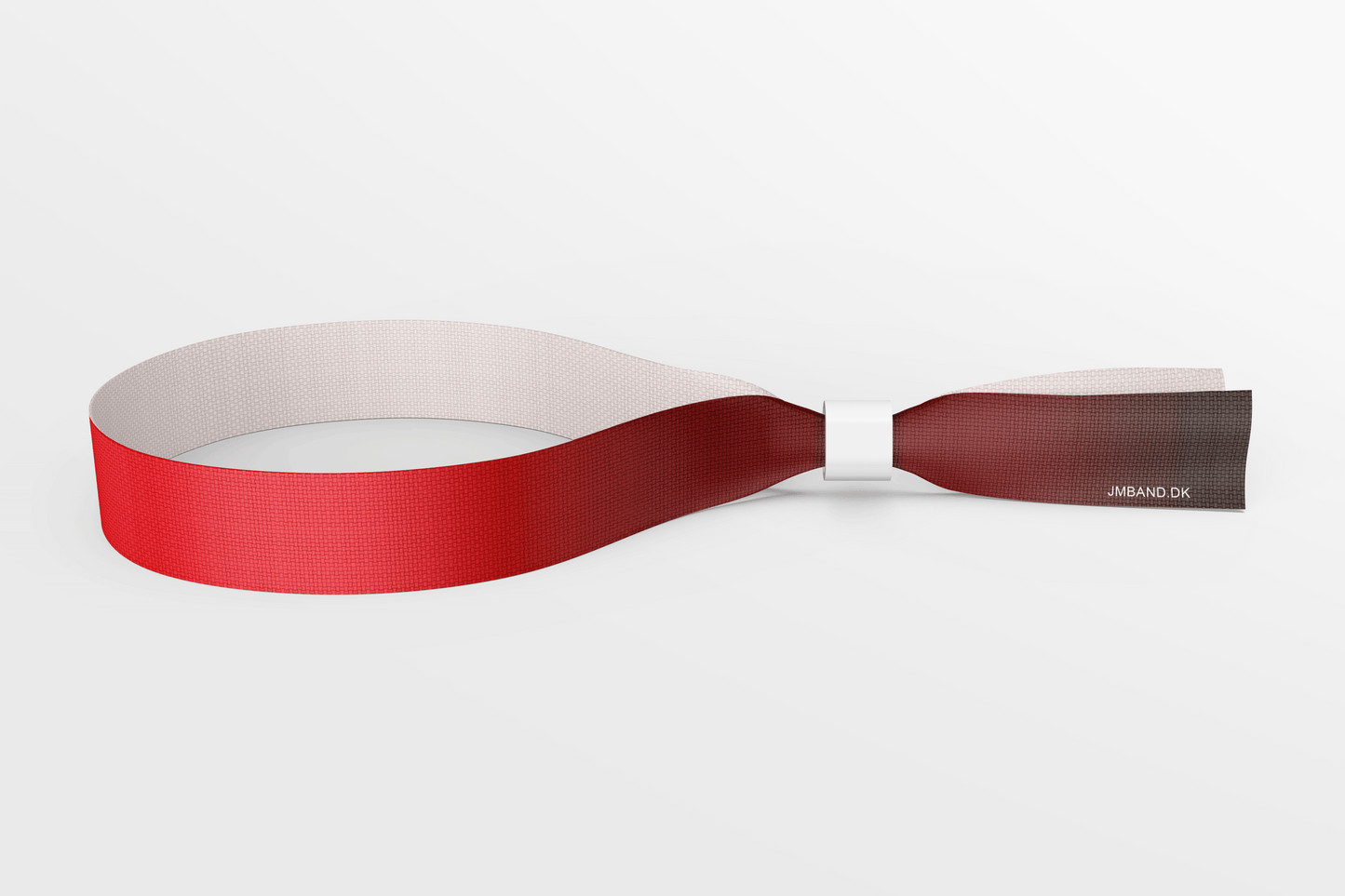 ECO PET Festival Wristbands in Stock Fabric Wristbands JM Band EU 1 Red