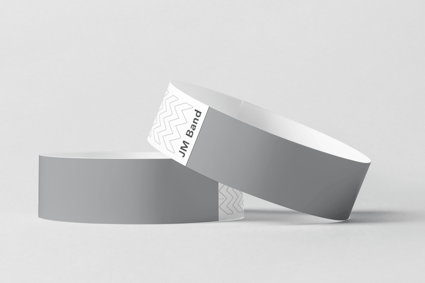 Paper Wristbands - Plain Stock Paper wristbands JM Band® 10 Gray