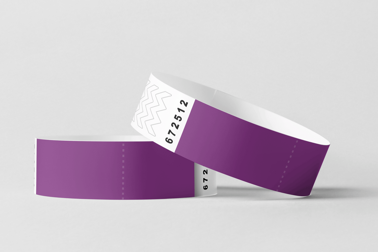 Bracelets en papier avec coupon JM Band® 10 violets