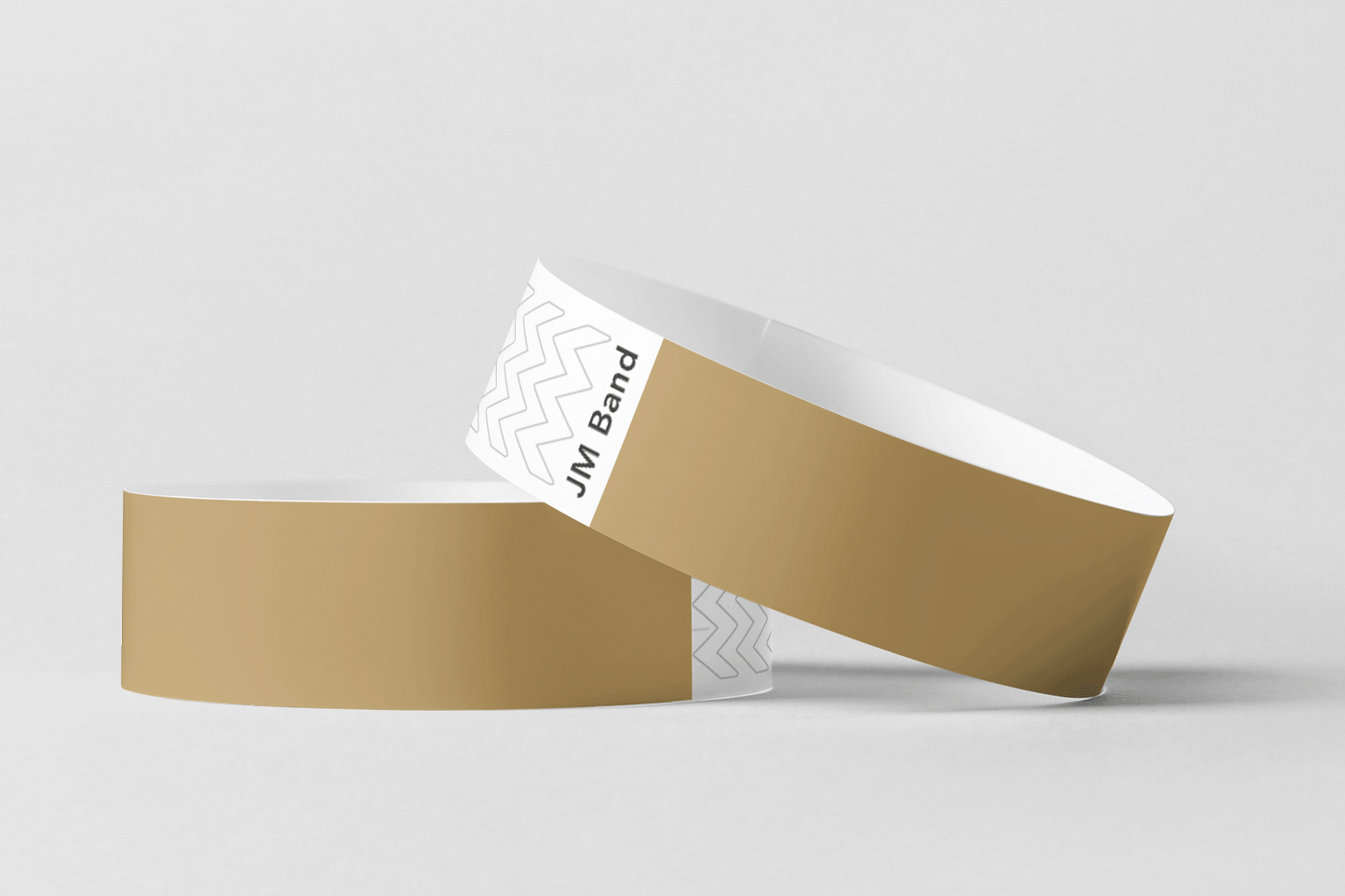 Paper Wristbands - Plain Stock Paper wristbands JM Band® 10 Bronze