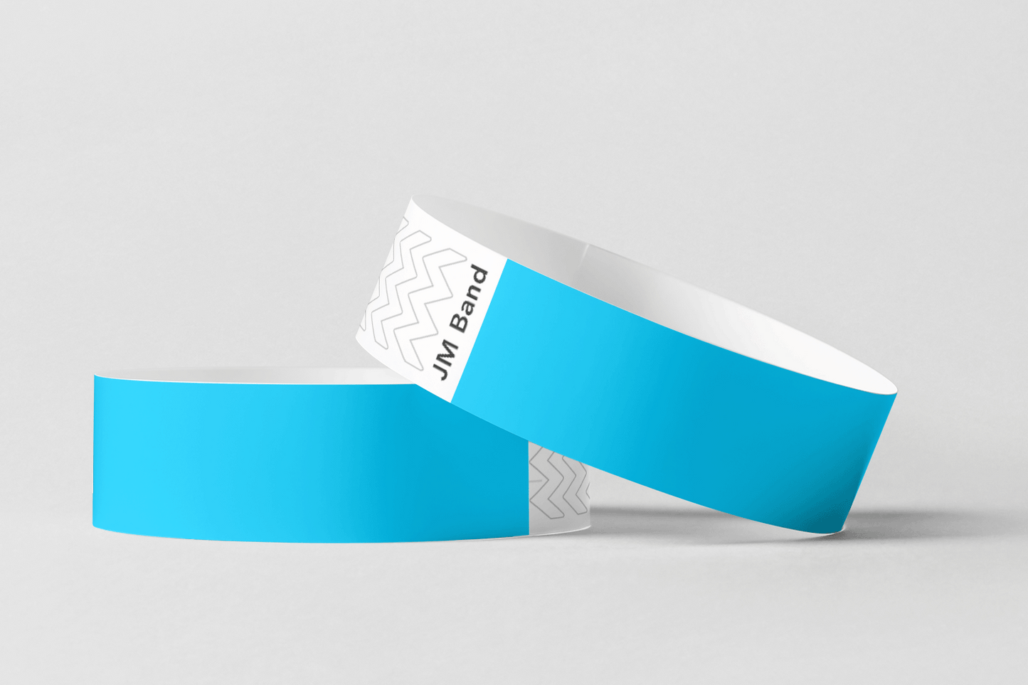 Paper Wristbands - Plain Stock Paper wristbands JM Band® 10 Blue