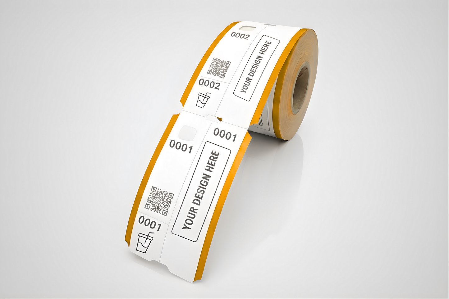 Billets de vestiaire en 3 parties avec impression - Renseignez-vous