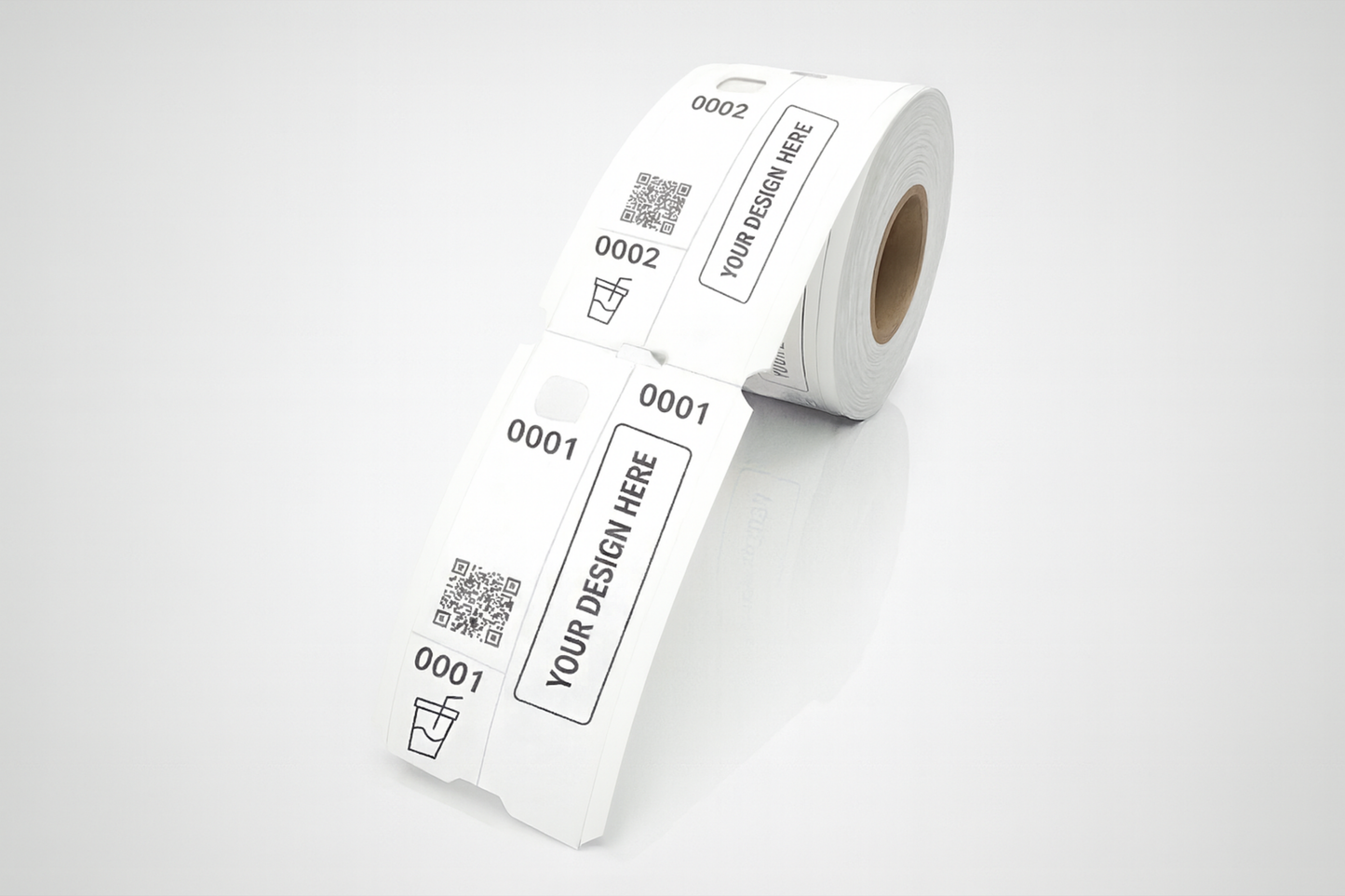 Billets de vestiaire en 3 parties avec impression - Renseignez-vous