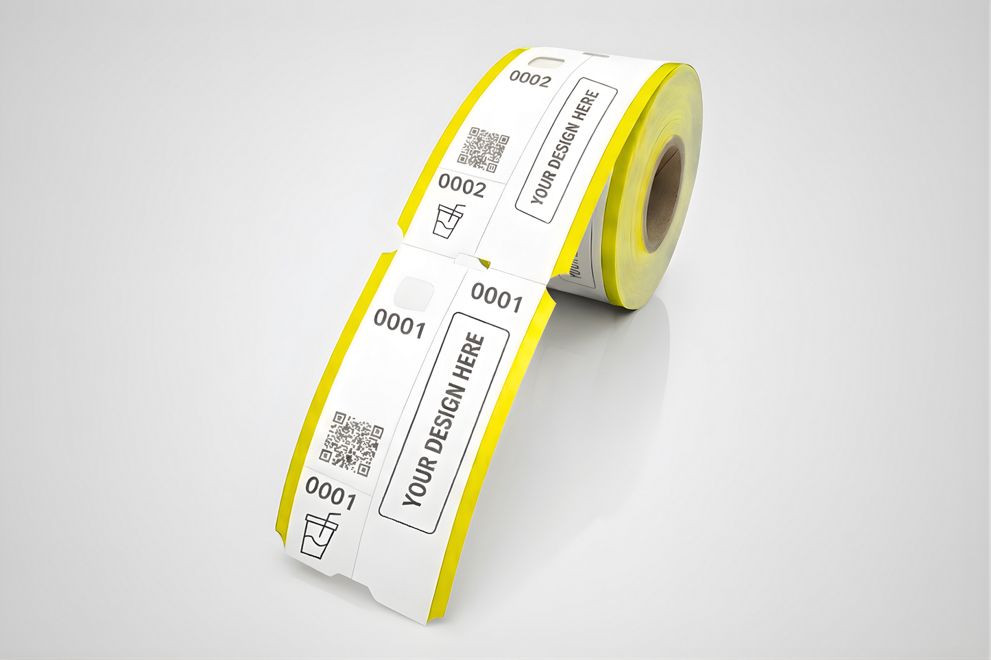 Billets de vestiaire en 3 parties avec impression - Renseignez-vous