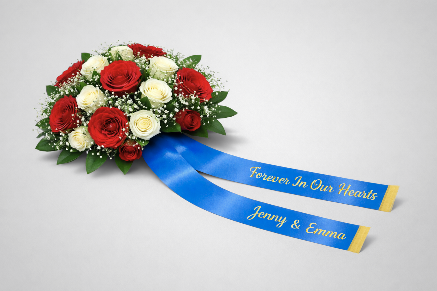 Ruban de bouquet avec impression