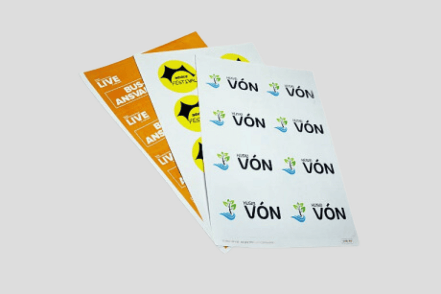 Stickers A4 Sheet with Print - Inquire Accessories JM Band EU   