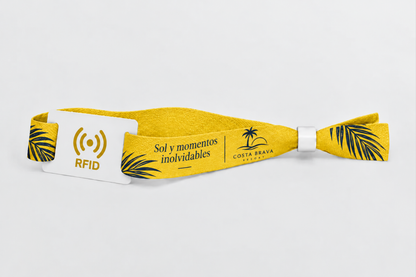 Bracelets RFID imprimés en tissu de bambou