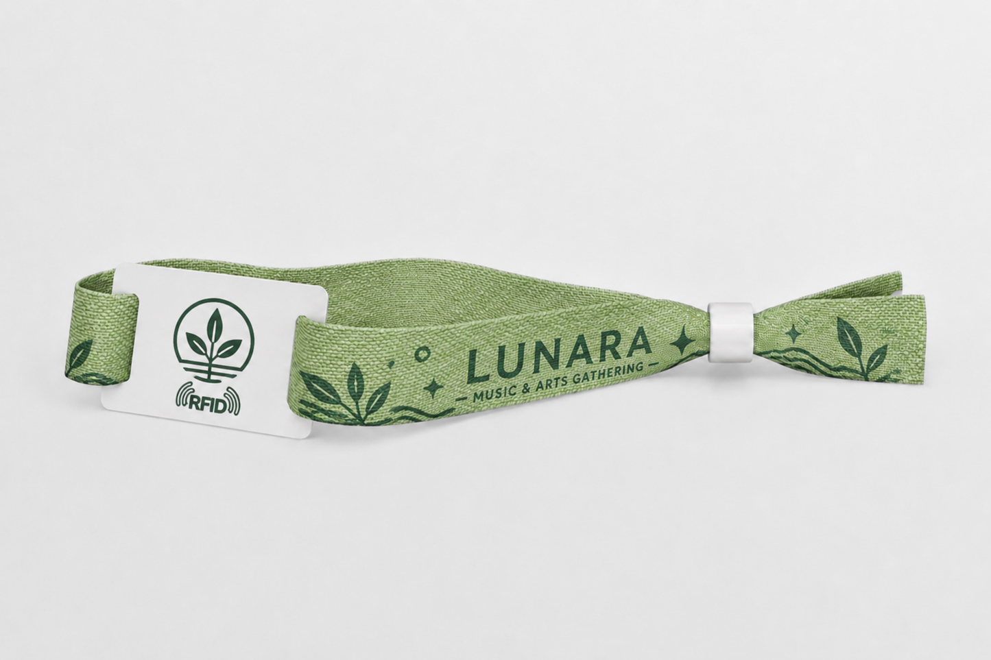Bracelets RFID en tissu de bambou avec impression
