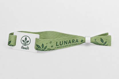 Bracelets RFID en tissu de bambou avec impression