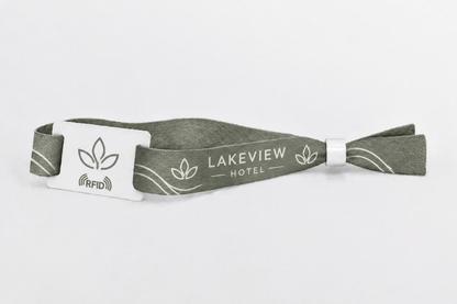 Bracelets RFID en coton imprimés