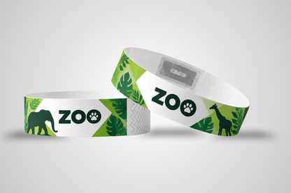 Bracelets papier RFID – impression couleur et Mifare UL EV1