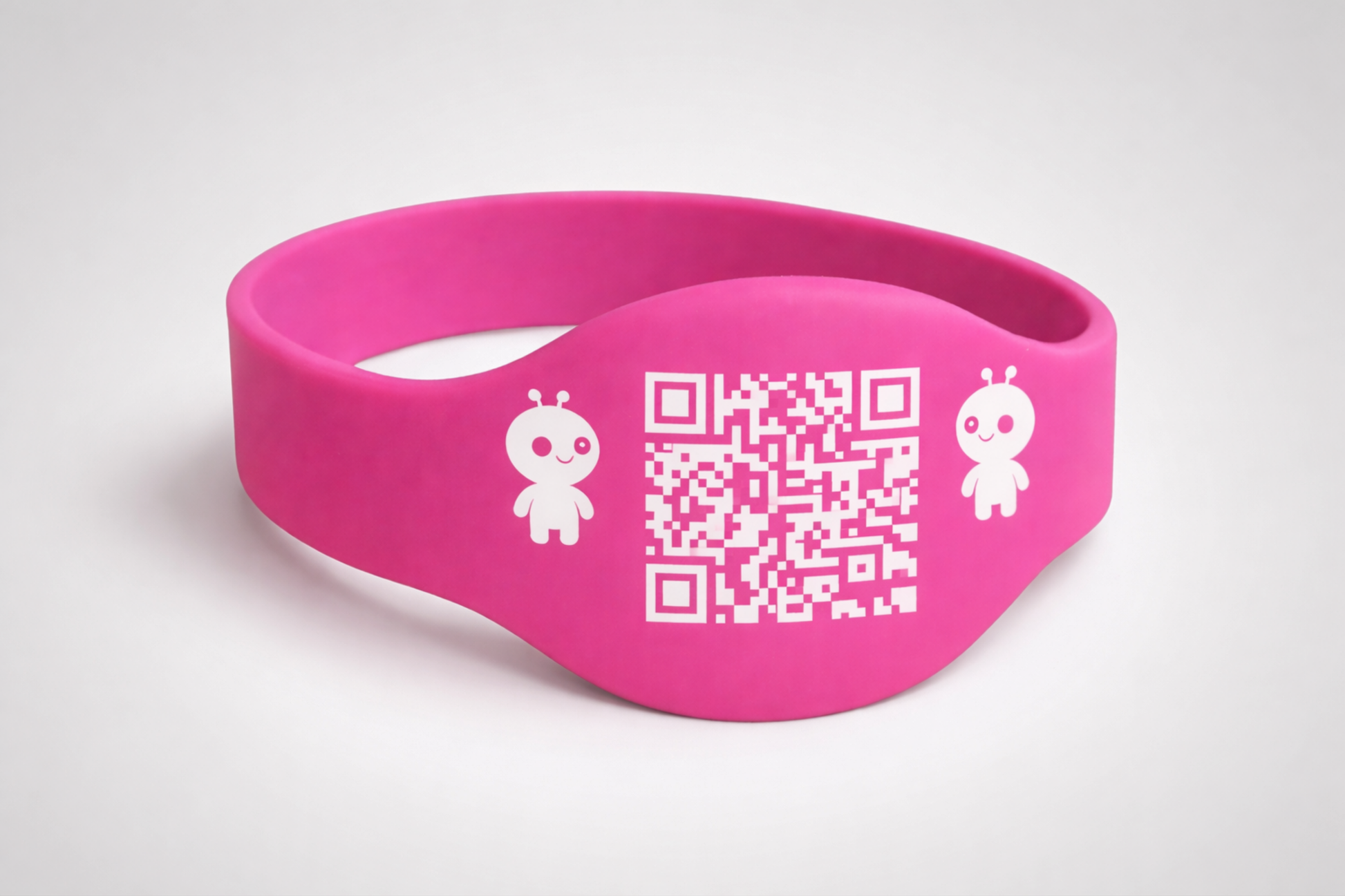 Bracelet en silicone avec technologie RFID et code QR avancée de JM Band®