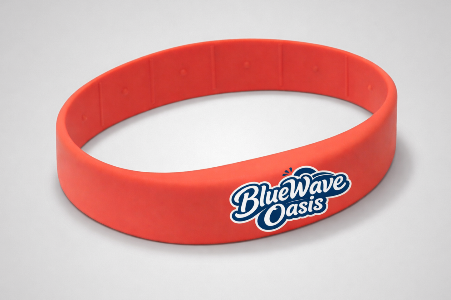 Bracelet en silicone rouge avec technologie RFID avancée de JM Band®