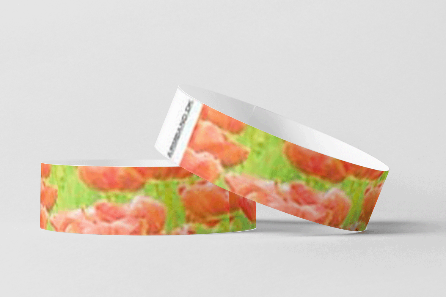 Paper Wristbands - Pre-Printed Paper wristbands JM Band EU 10 Tulips 