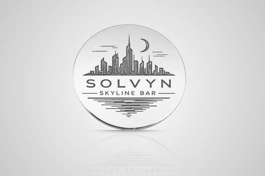 Jetons métalliques argentés avec logo gravé de JM Band®