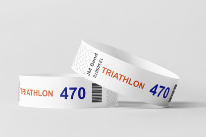 Bib Number Wristbands Paper wristbands JM Band® 